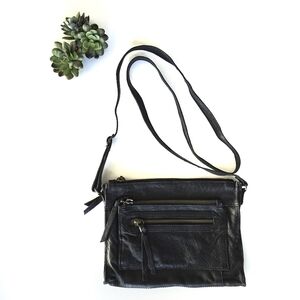Day & Mood Black Leather Anni Crossbody Bag Anthropologie